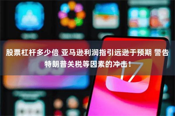 股票杠杆多少倍 亚马逊利润指引远逊于预期 警告特朗普关税等因素的冲击！