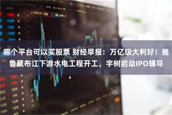 哪个平台可以买股票 财经早报：万亿级大利好！雅鲁藏布江下游水电工程开工，宇树启动IPO辅导