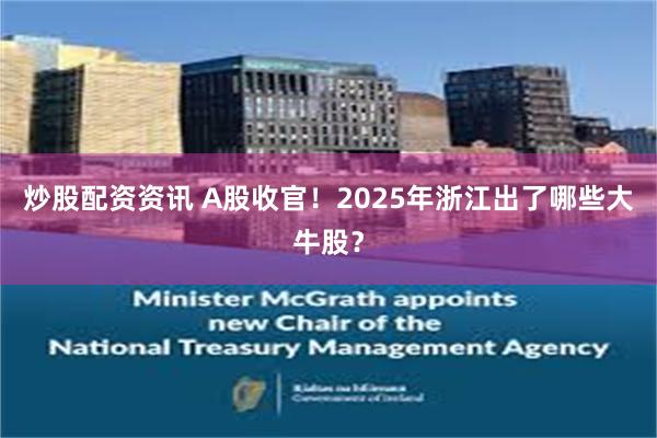 炒股配资资讯 A股收官!2025年浙江出了哪些大牛股?